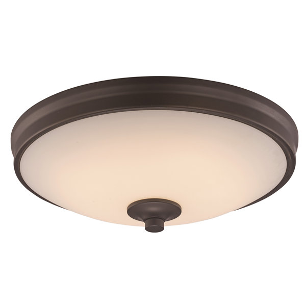Charlton Home Heng 1 Light Simple Bowl Led Flush Mount Reviews Wayfair