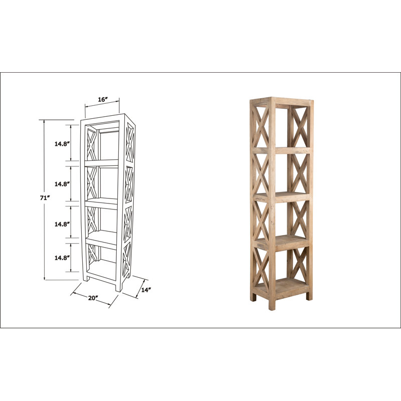 Alcott Hill Orben Etagere Bookcase Reviews Wayfair