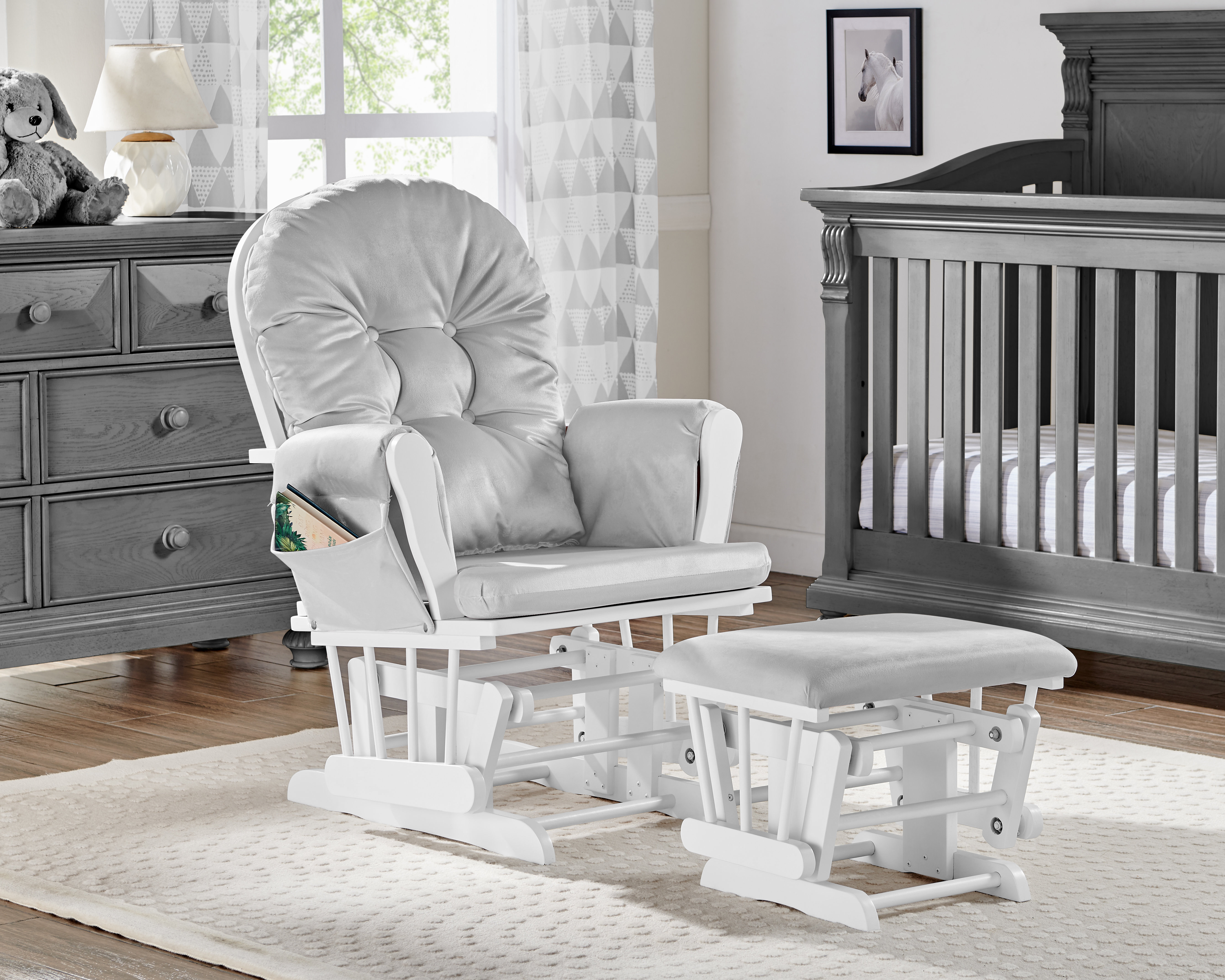 sona glider and ottoman