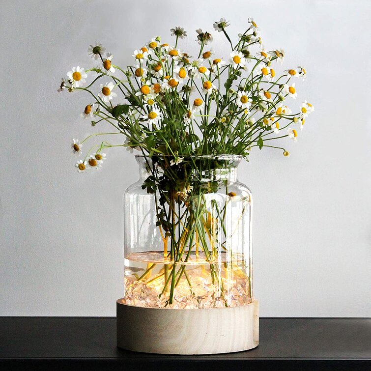 Flower vase segment vase natural vase