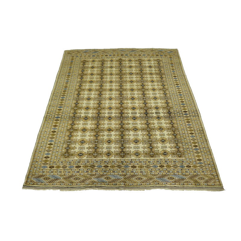 Bloomsbury Market Storrie Oriental Hand Knotted Wool Beige Green Area Rug Wayfair