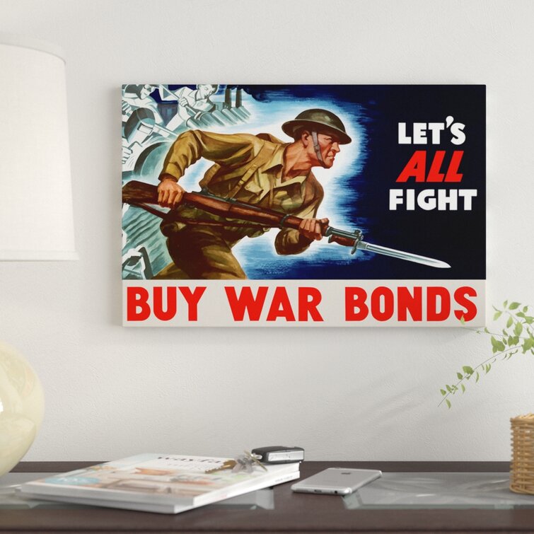 Buy War Bonds POSTER NEW Vintage WW2 Reproduction Art Print 
