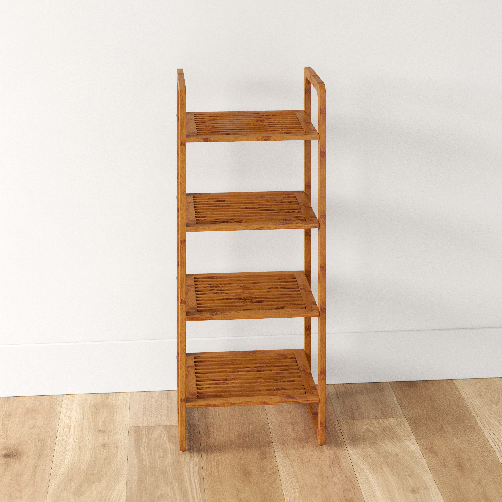 bathroom floor standing shelves