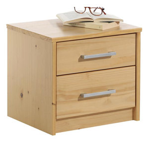 Nachttisch Tessa mit 2 Schubladen von Urban Designs