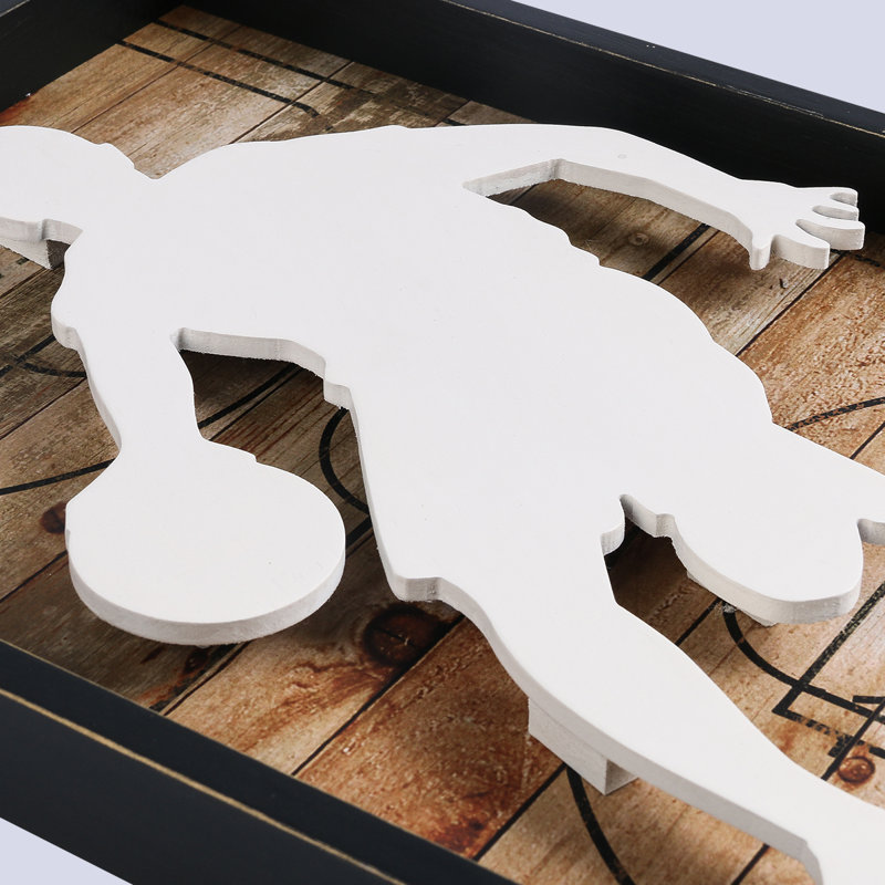 Winston Porter Basketball Player Wooden Silhouette Wall Decor Wayfair