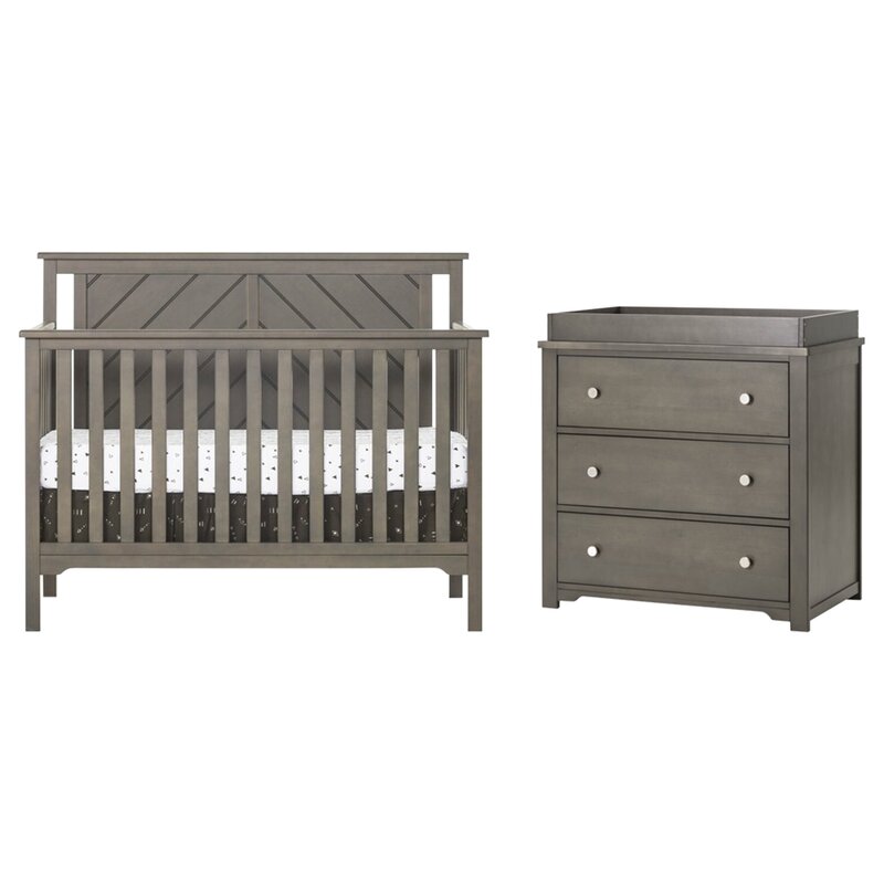 grey baby nursery furniture