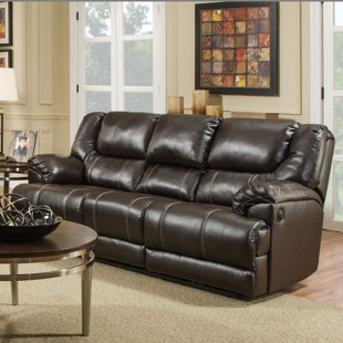Simmons Upholstery Starr Motion Reclining Sofa by Darby Home Co #2