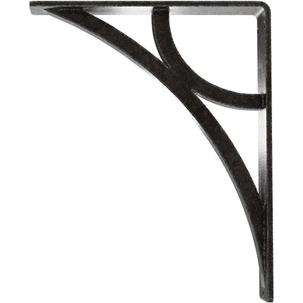 Brace Set of 4 Medium Simple Arch Cast Iron Shelf Brackets Measures  6" x 6" 