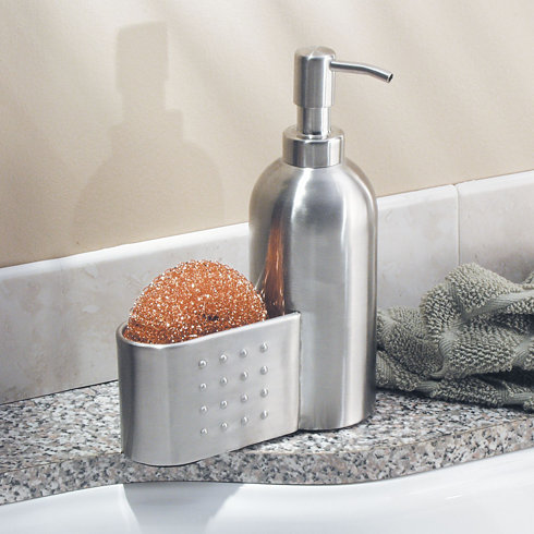 Interdesign Pump And Sponge Caddy Soap Dispenser Wayfair Pump And Sponge Caddy Soap Dispenser