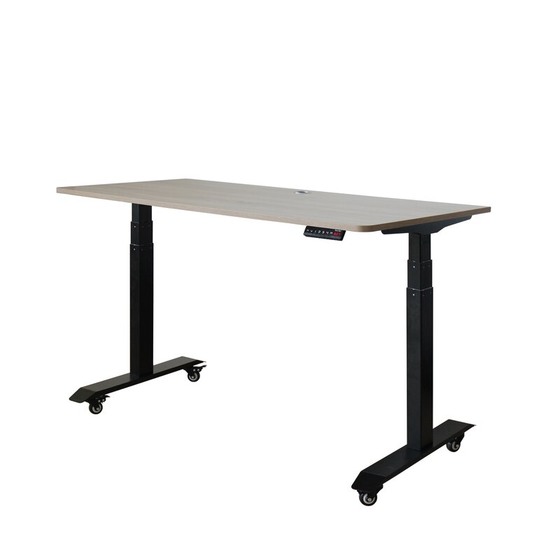 Symple Stuff Toni Ergonomic Height Adjustable Standing Desk Wayfair