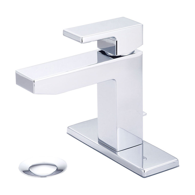Pioneer Mod Single Hole Bathroom Faucet With Deck Cover Plate