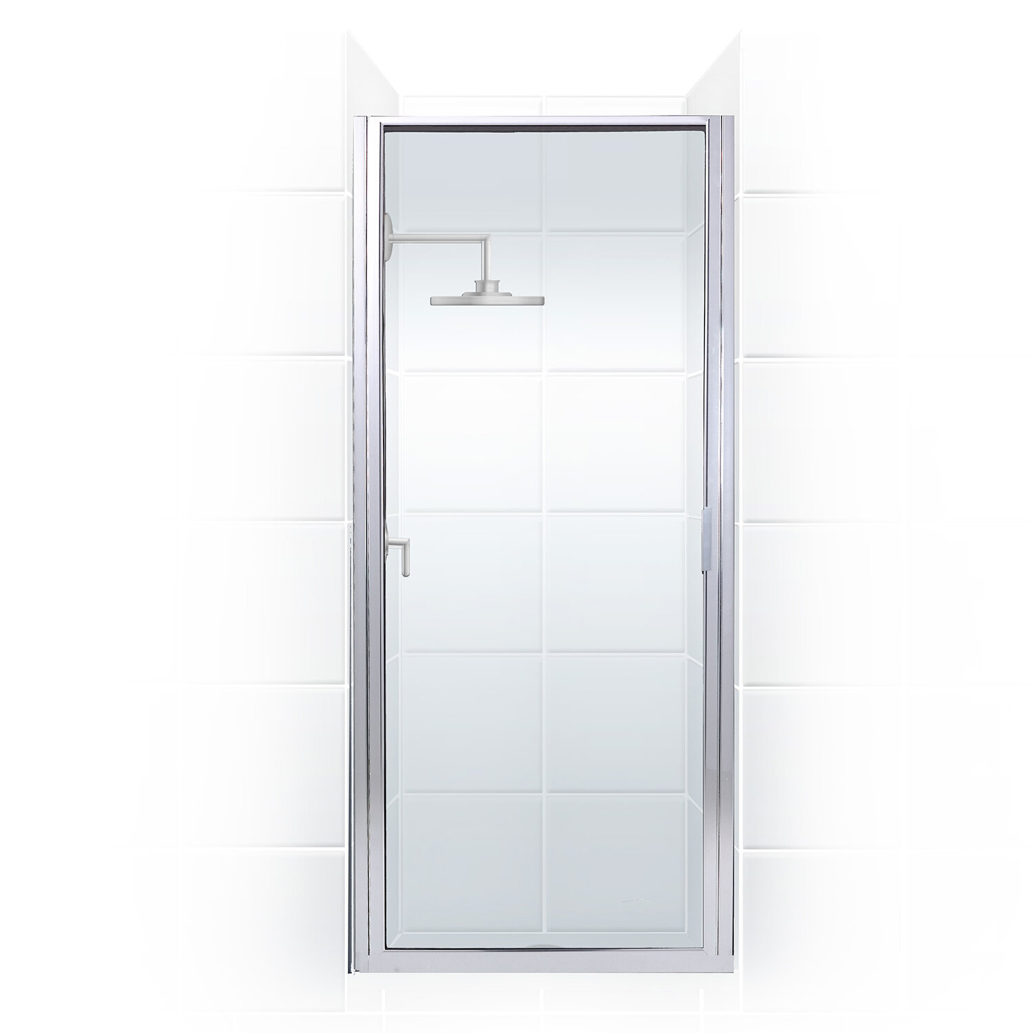 Coastal Industries Paragon Series 28 X 82 Hinged Framed Shower Door