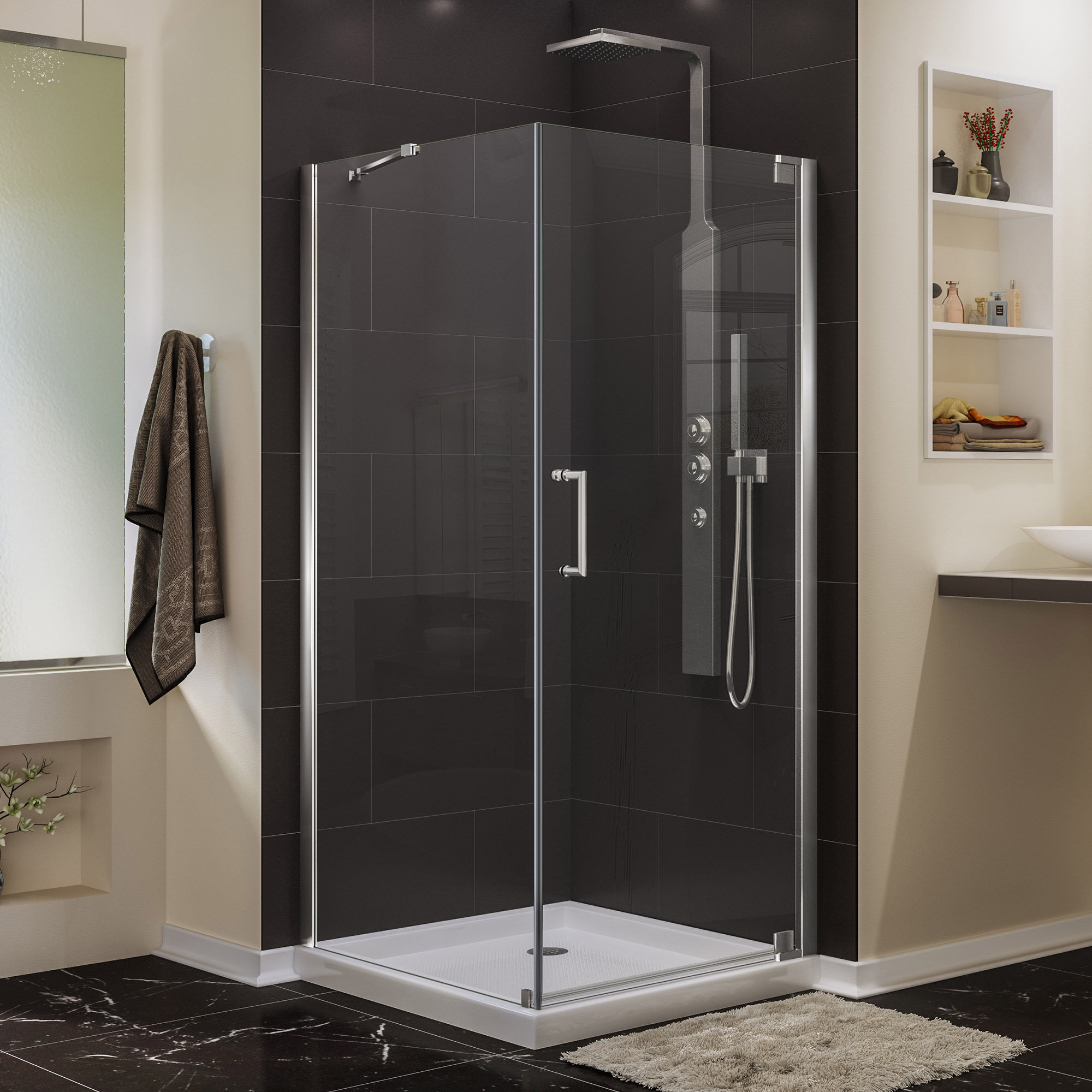 Dreamline Elegance 30 X 72 Pivot Frameless Shower Door With Clear Dreamline Elegance 30 X 72 Pivot Frameless Shower Door With Clear Max Technology Wayfair