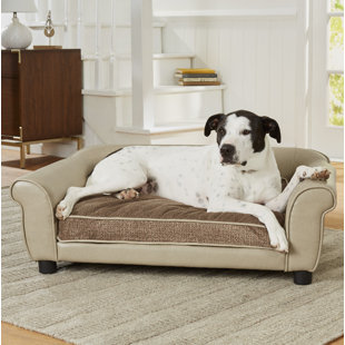 Faux Leather Sofa Dog Beds You Ll Love In 2020 Wayfair