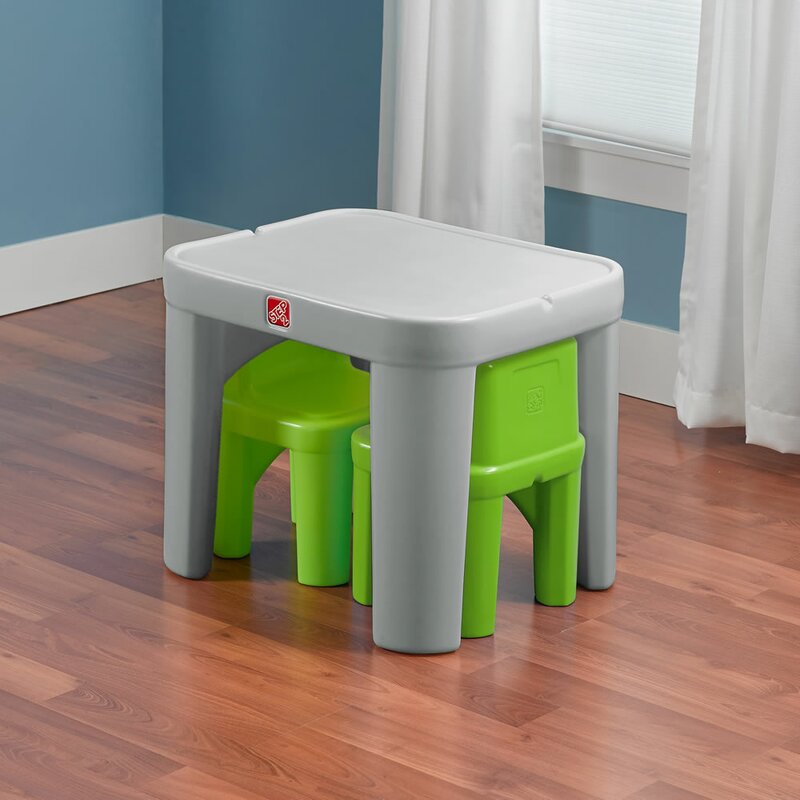 Mighty My Size Kids 3 Piece Table Chairs Set