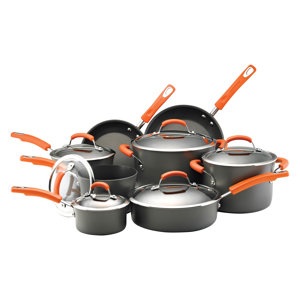 Hard Anodized Nonstick 14 Piece Cookware Set