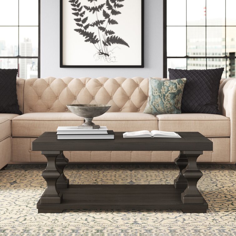 gabby floor shelf coffee table