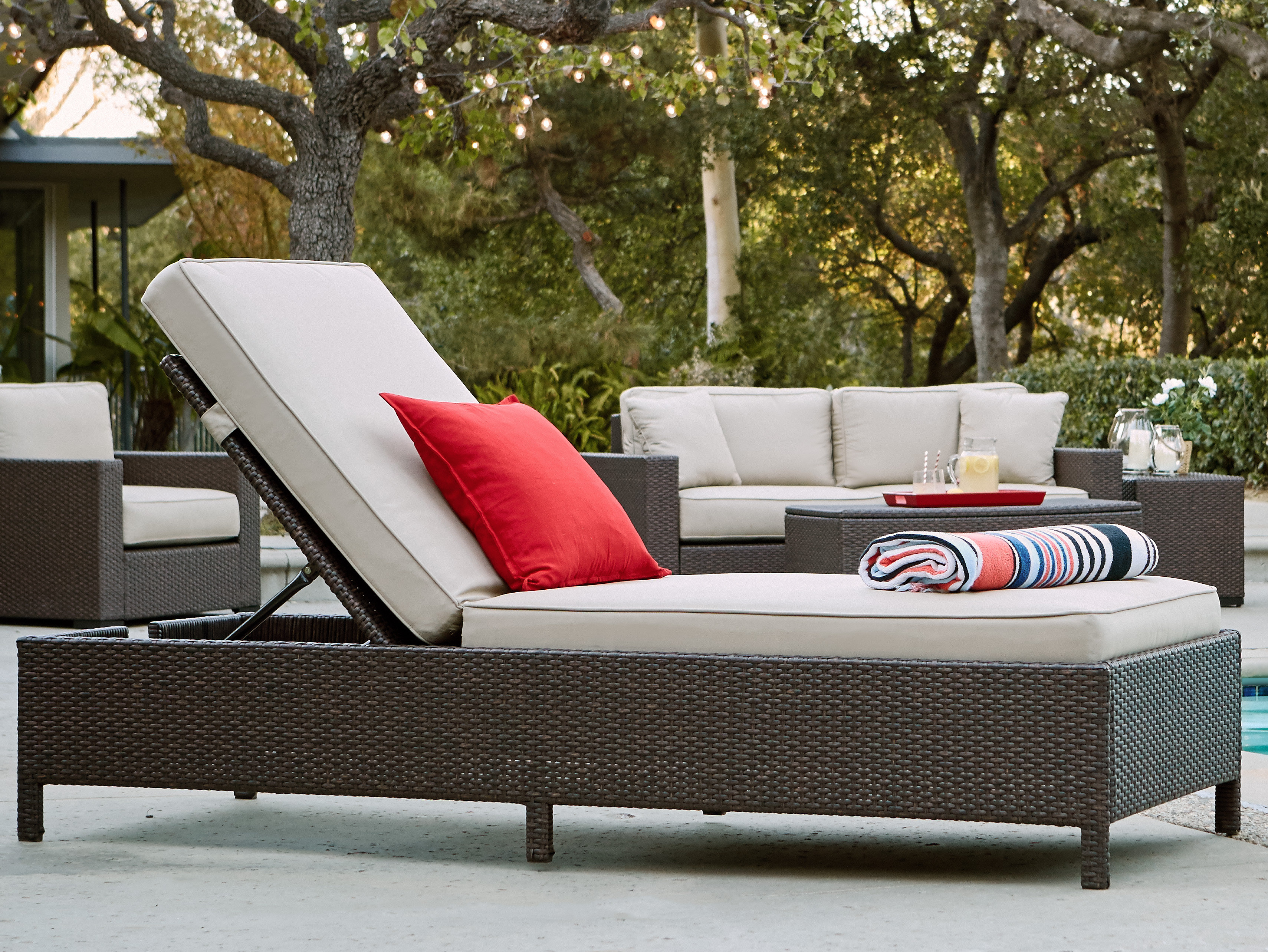 Laguna Outdoor Storage Chaise Lounge Reviews Joss Main