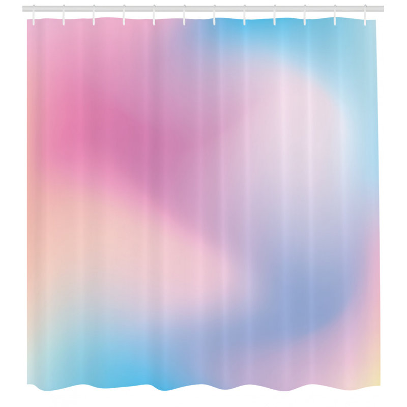 pastel shower curtain