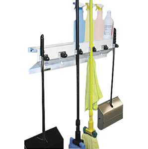 The Clincher Mop and Broom Holder