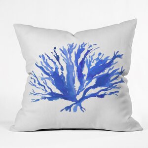 Sea Coral by Laura Trevey Throw Pillow