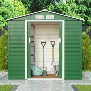 6 Ft. W X 4 Ft. D Metal Garden Shed By WFX Utility
