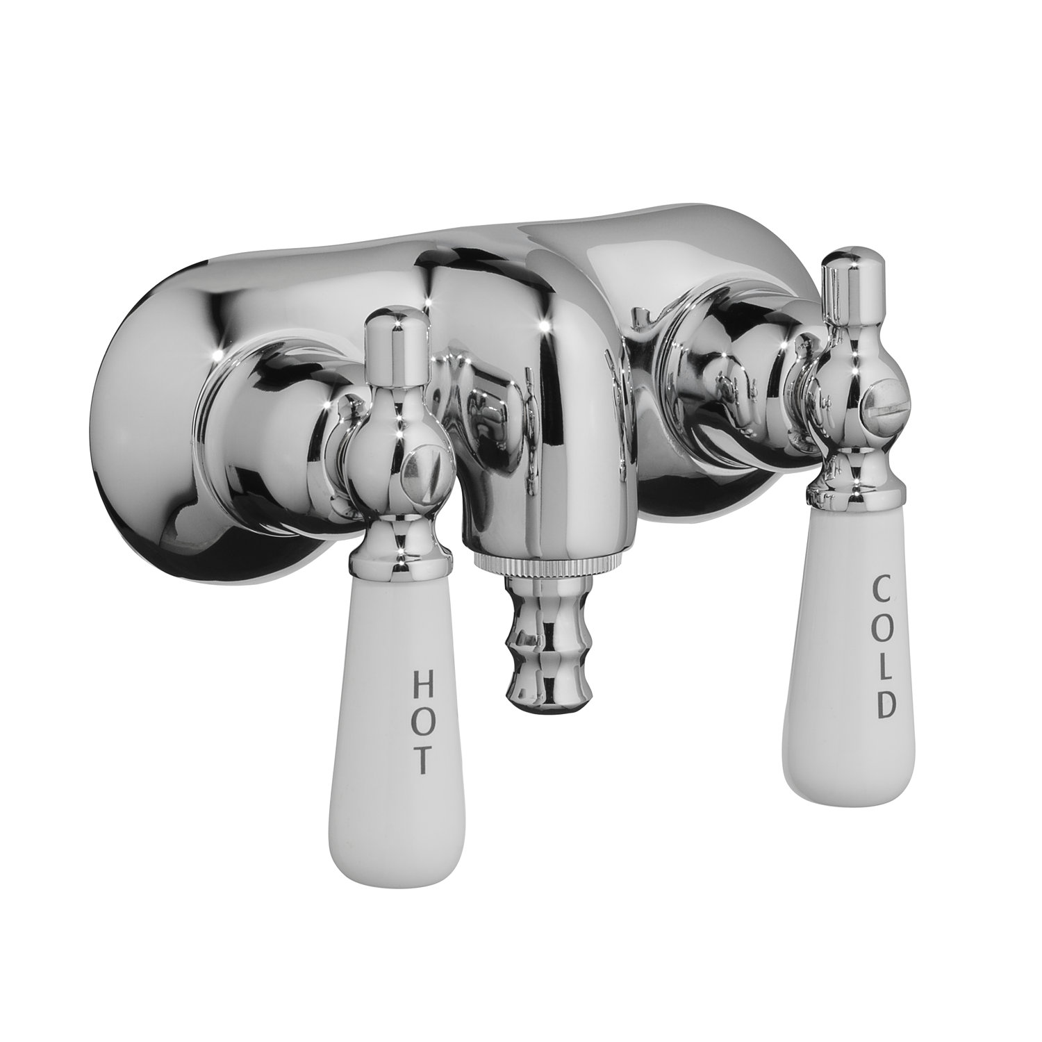Barclay Double Handle Wall Mounted Clawfoot Tub Faucet Trim Wayfair