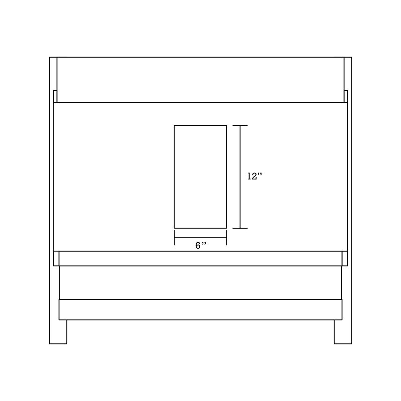Red Barrel Studio Ena Transitional Floor Mount 35 5 Single Bathroom Vanity Set Wayfair