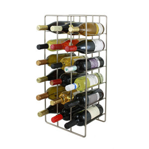 18 Bottle Floor Wine Rack by Rebrilliant