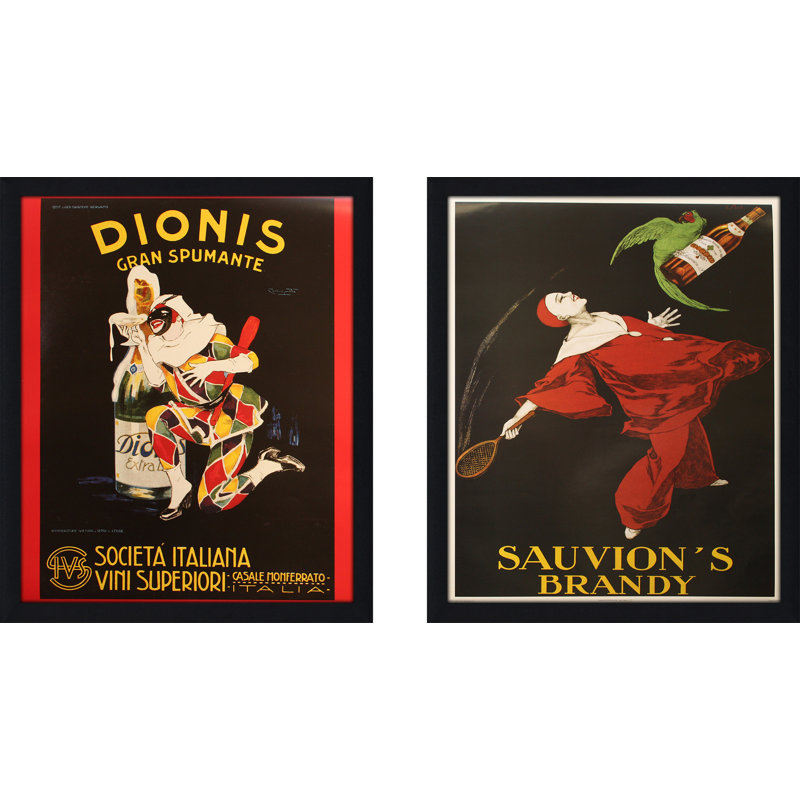 Vintage Sauvion/'s Brandy Poster Print on Paper or Canvas Giclee