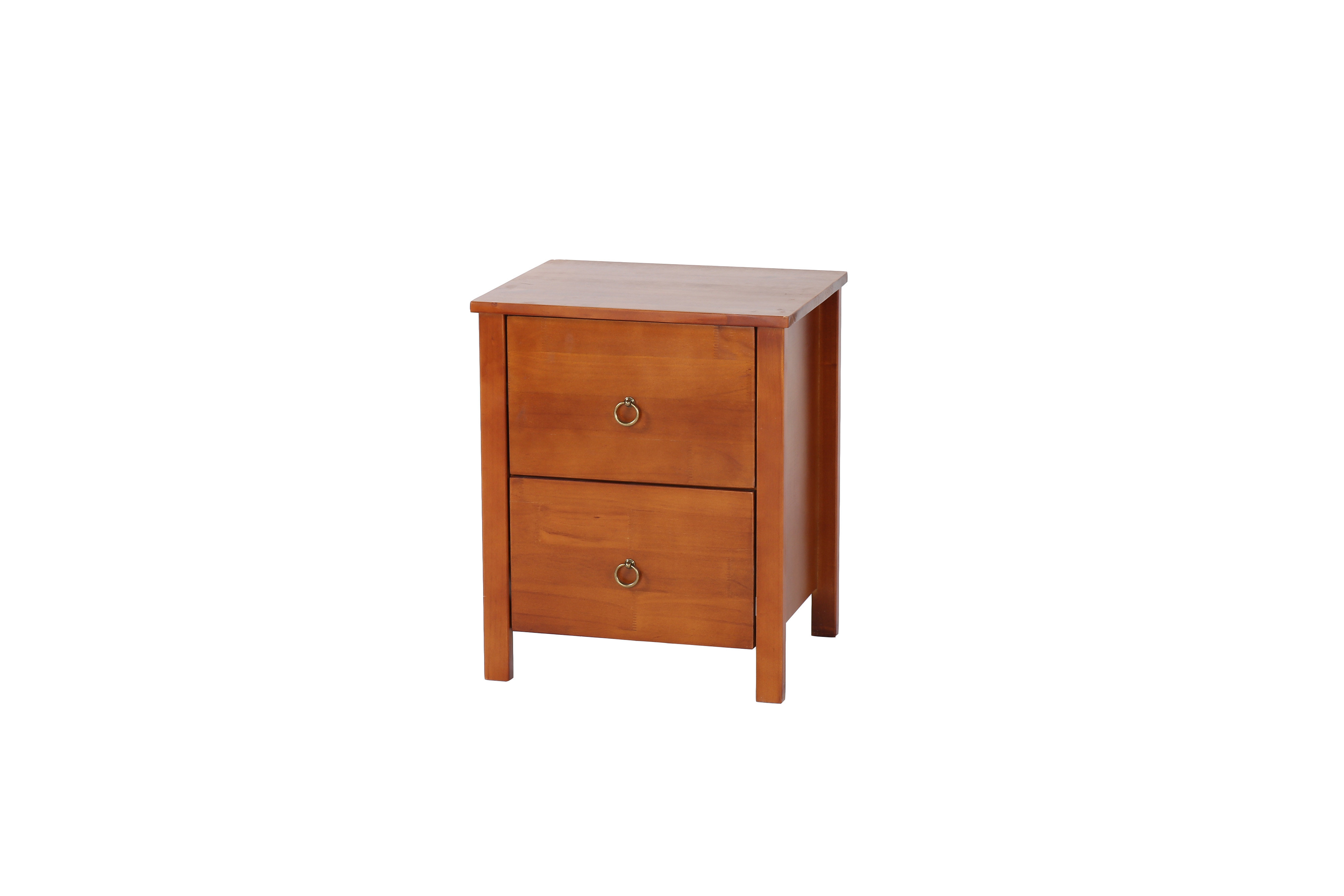 Winston Porter Carota 2 Drawer Solid Wood Nightstand Wayfair Ca