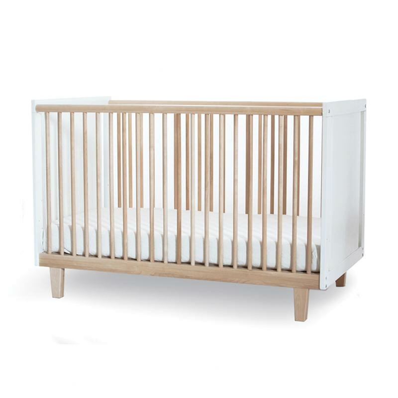 birch wood crib