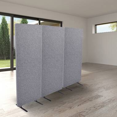 lumeah concertina foldable sound reducing room divider privacy screen