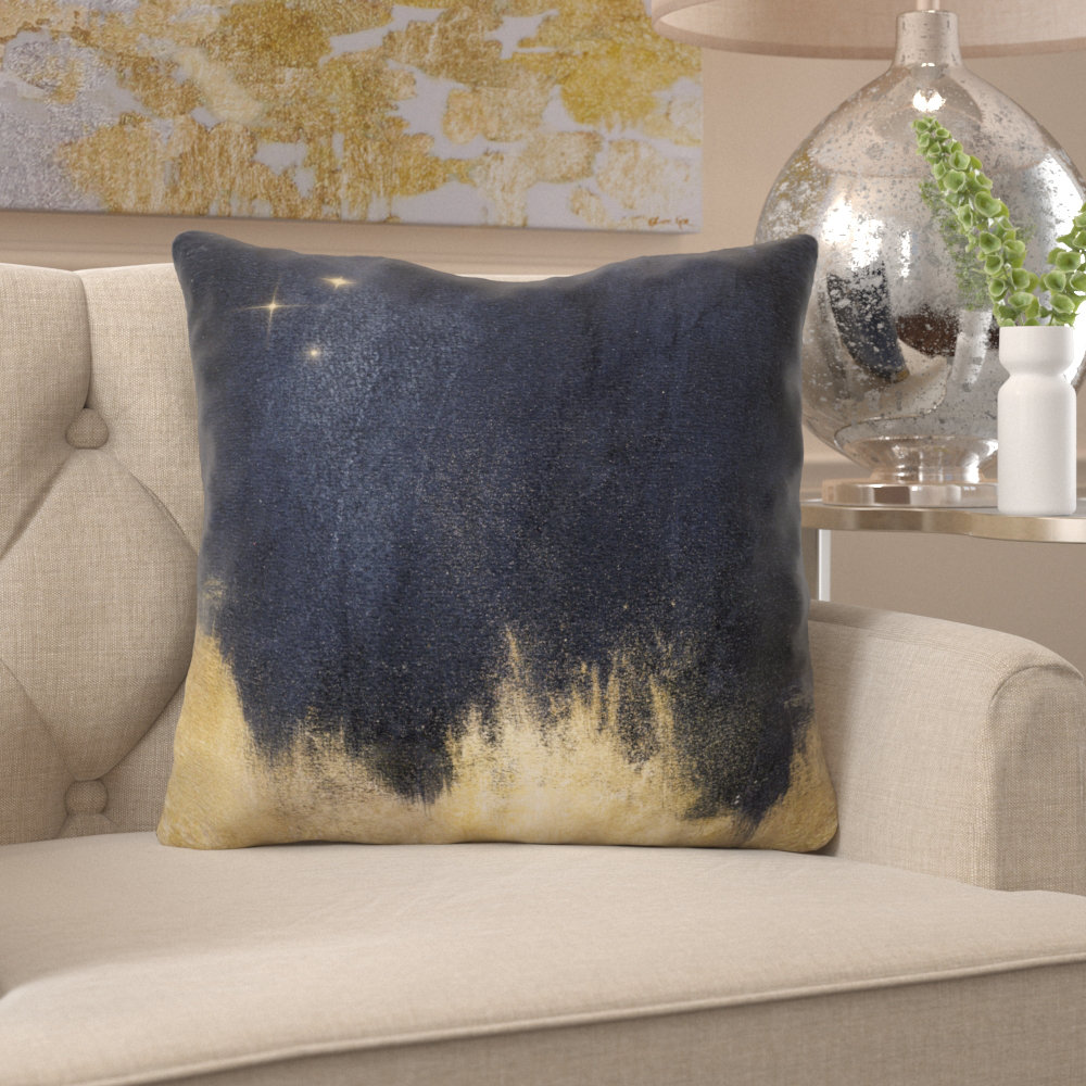 Mercer41 German Stars In The Night Microsuede Throw Pillow