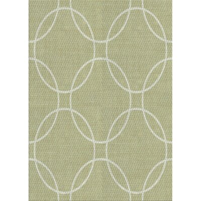 Patterned Sea Green Area Rug East Urban Home Rug Size: Rectangle 5' x 7'