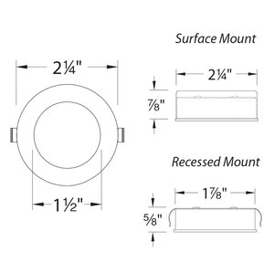 LEDmeu00ae Round LED 2.25