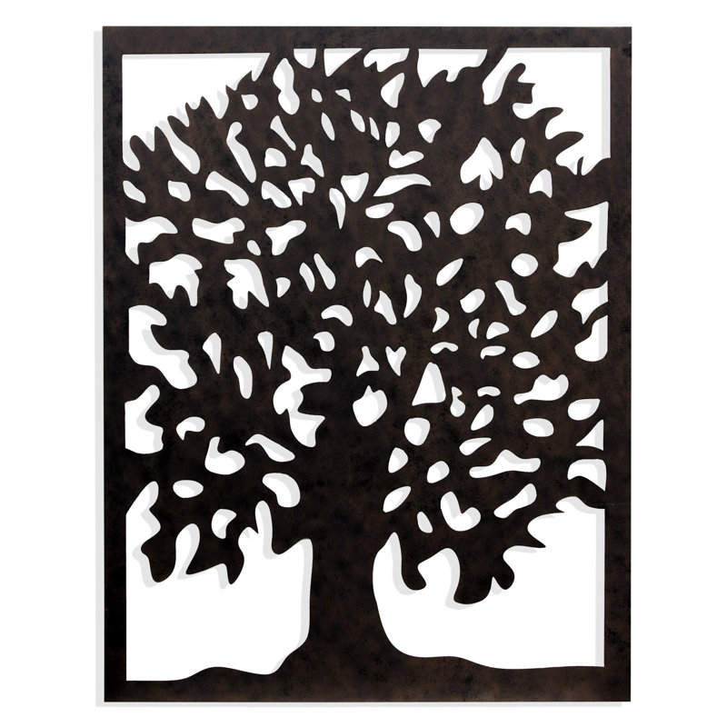 Gracie Oaks Metal Tree Of Life Wall Decor Reviews Wayfair