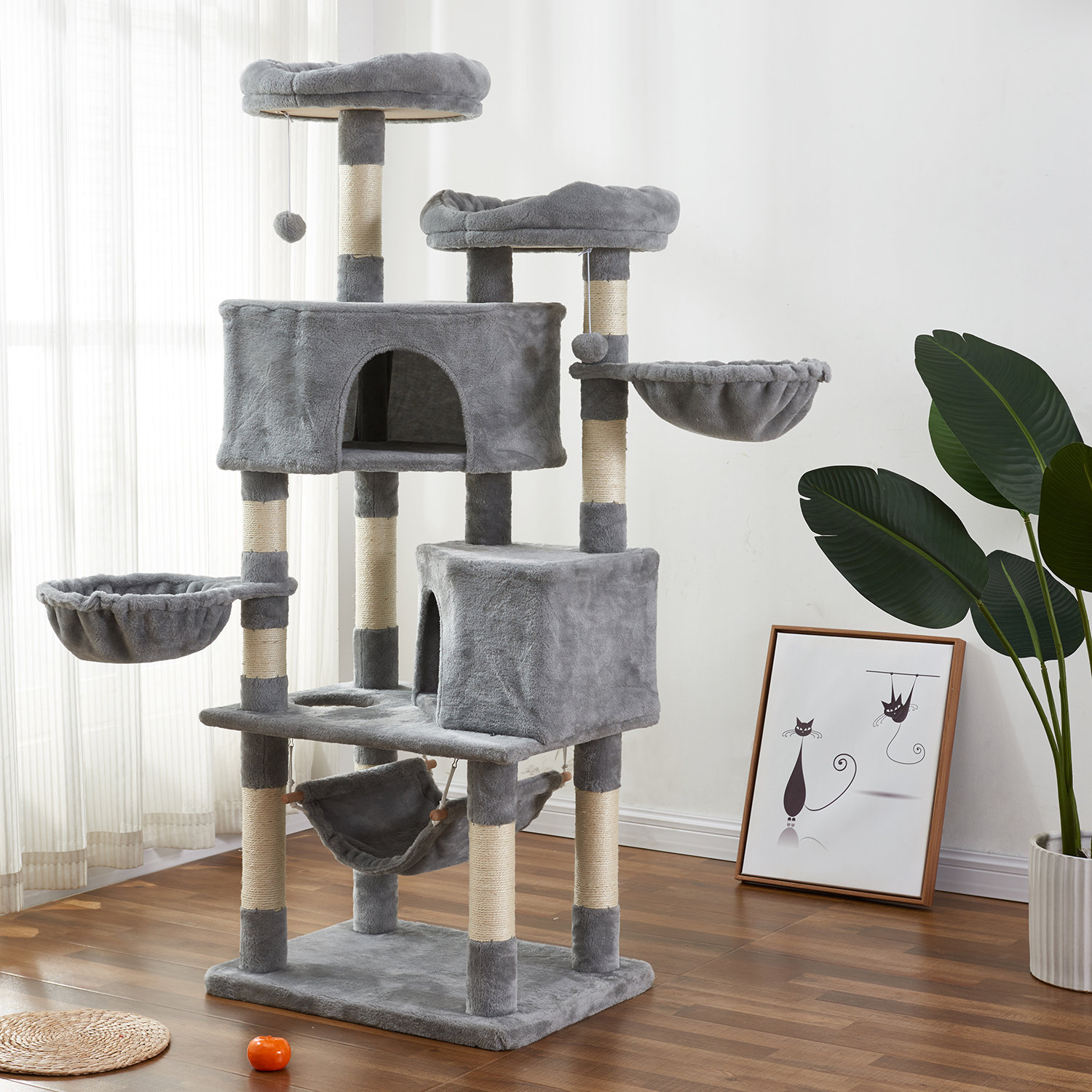 cat tower pole