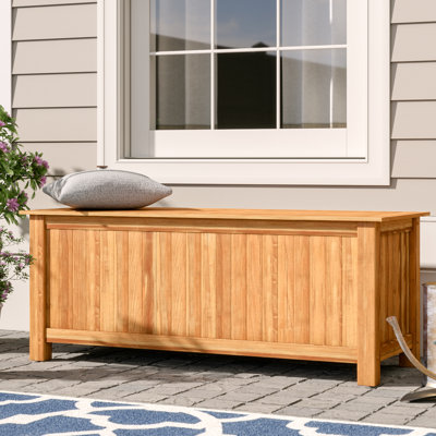 Summerton 60 Gallon Teak Deck Box Birch Lane Heritage