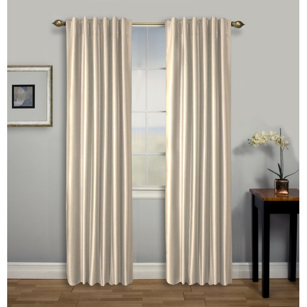 White Back Tab Curtains Wayfair