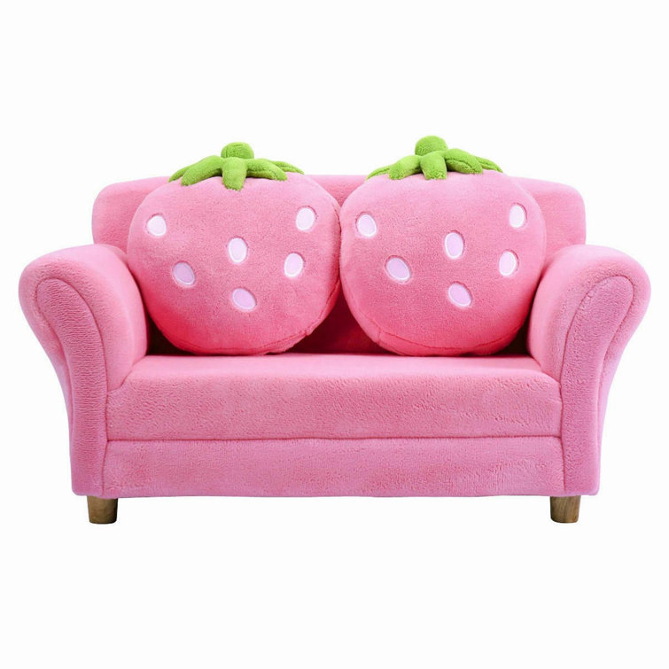 kids sofa pink