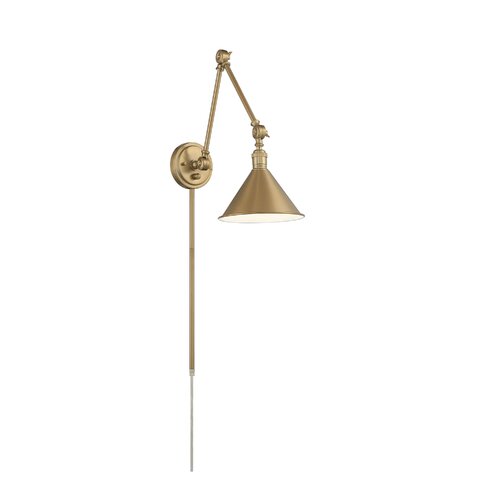 Etta Avenue™ Ewan Steel Swing Arm Sconce & Reviews | Wayfair