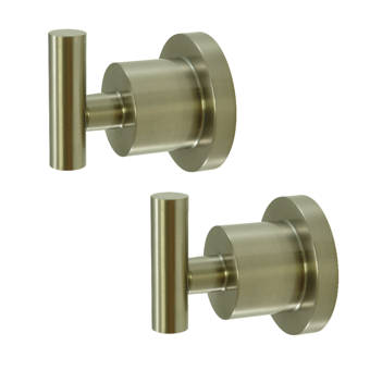 Dyconn Faucet BRNHK-AB Reno Series Euro Bathrobe Hook Antique Brass