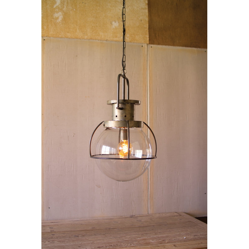 Breakwater Bay Aikens 1 Light Single Globe Pendant Wayfair