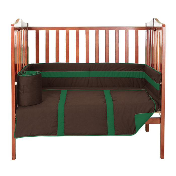 Harriet Bee Hitterdal Solid Stripe 3 Piece Crib Bedding Set Wayfair