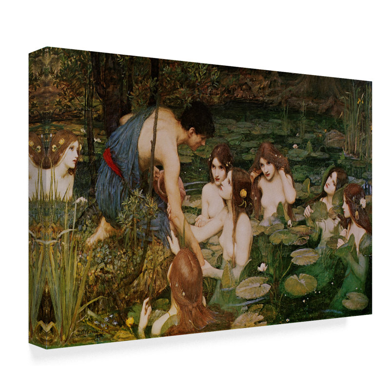 Winston Porter Hylas The Nymphs Oil Painting Print On Wrapped