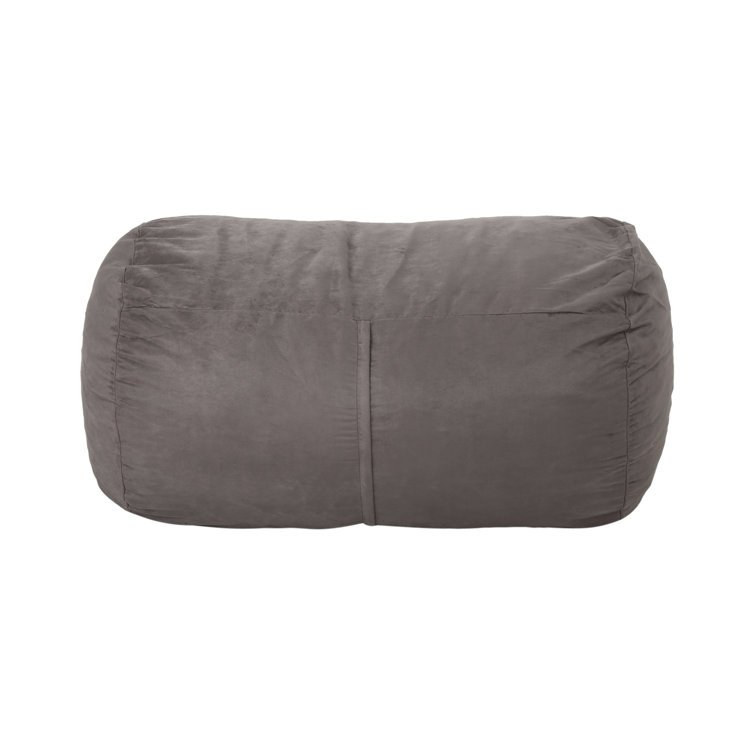 Large Bean Bag Chair \u0026 Lounger Trule Upholstery Color: Gray
