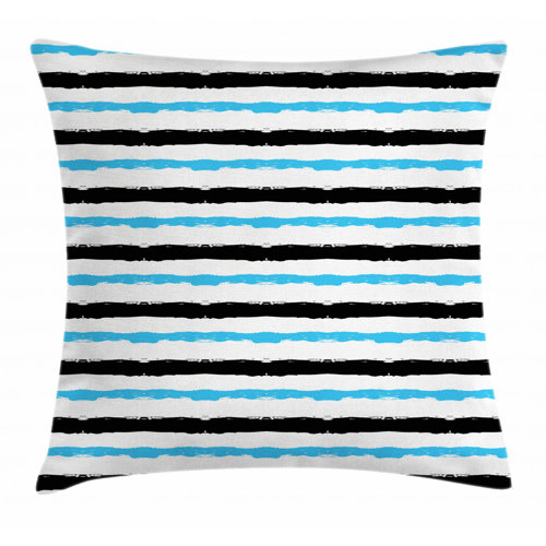 East Urban Home Paintbrush Large Color Bands Simplistic Indoor