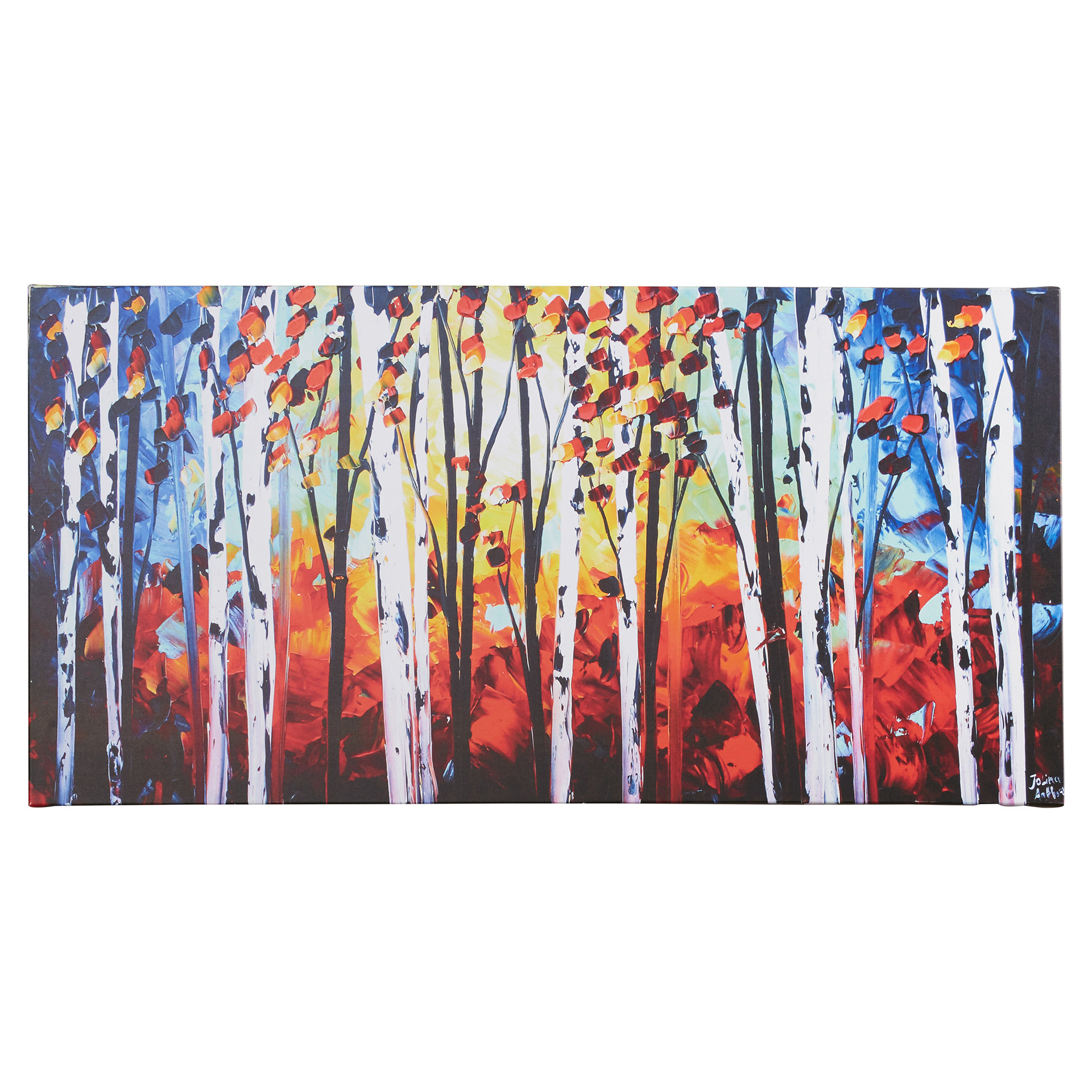 Carolines Treasures Fall Leaves and Branches Metal Print 8 H x 12 W Multicolor