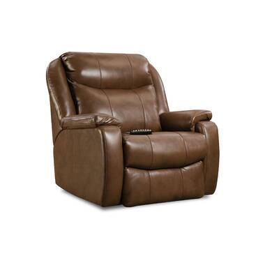 southern motion brown socozi massage rocker recliner